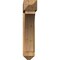 Ekena Millwork Thorton Arts and Crafts Rough Sawn Bracket w/ Offset Brace, Western Red Cedar, 8"W x 38"D x 38"H BKT0806X38X38THR03RWR - alternate 2